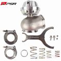 Pulsar PSR New Generation Wastegate 60mm V-Band External Wastegate Silver-1