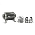 DeatschWerks In-Line Fuel Filter Kit -10AN 10 Micron 70mm-1
