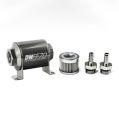 DeatschWerks In-Line Fuel Filter Kit 3/8IN 10 Micron 70mm-1