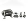 DeatschWerks In-Line Fuel Filter Kit 3/8IN 40 Micron 70mm-1