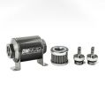DeatschWerks In-Line Fuel Filter Kit 5/16IN 40 Micron 70mm-1