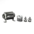 DeatschWerks In-Line Fuel Filter Kit -6AN 100 Micron 70mm-1