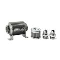 DeatschWerks In-Line Fuel Filter Kit -8AN 100 Micron 70mm-1