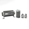 DeatschWerks In-Line Fuel Filter -10AN 40 Micron 110mm-1
