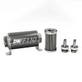 DeatschWerks In-Line Fuel Filter Kit 3/8IN 40 Micron 110mm-1