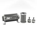 DeatchWerks In-Line Fuel Filter Kit 5/16IN 100 Micron 110mm-1