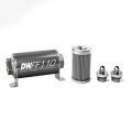 DeatschWerks In-Line Fuel Filter Kit -6AN 100 Micron 110mm-1