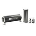 DeatschWerks In-Line Fuel Filter Kit -10AN 10 Micron 160mm-1