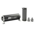 DeatschWerks In-Line Fuel Filter Kit -6AN 40 Micron 160mm-1