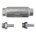 DeatschWerks Compact In-Line Fuel Filter Kit 3/8 In 10 Micron 70mm-1