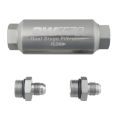 DeatschWerks Compact In-Line Fuel Filter Kit 10 Micron -6AN 70mm-1