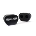 2x Twin Inlet Motorcycle Carb Sock Air Filter Ramair MS-016-3