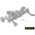 Sway Bar Rear Axle 18mm 2 Point Adjustable Whiteline BMR77Z-4