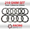 Bolt type Differential Backlash adjustment for BMW shim kit 210mm-1