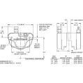 Wilwood 120-5750 Billet Go-Kart Universal Body Mount Caliper 2 Pistons-2