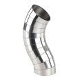 Stainless steel pie cut elbow 11,25' 70mm-4