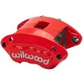 Wilwood 120-11875 D154 Universal Floating Mount Caliper 2 Pistons Red-1