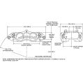 Wilwood 120-10525 D8-4 Universal Lug Mount Front Caliper 4 Pistons-2