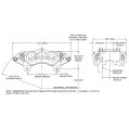Wilwood 120-10526 D8-4 Universal Lug Mount Rear Caliper 4 Pistons Red-2