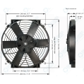 Davies Craig DC0163 Thermatic Electric Fan 12