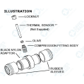 Davies Craig DC0409 Temperature Sensor Adaptor Kit 35mm Inline Adapter-2