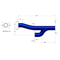 Davies Craig DC8317 Silicone Y-Hose Blue Header Adaptors-2