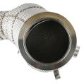 Downpipe FMC.Pro for BMW F15 F16 X5 50ix X6 50ix 4.0 4.4L N63B 2015- + catalyst + inconel heat shield-4