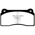 DP81110RP1 Racing Brake Pads RP-1 Racing EBC Brakes for Aston Martin DB7 Vanquish Chrysler USA Viper SRT-10 Daimler Super V8 DE TOMASO Pantera 90 Si Dodge USA SRT Viper Viper SRT-10 Viper FERRARI F40 F50 Jaguar XJR XK8 XKR LAMBORGHINI Diablo Murcielago Mc-3