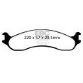 DP71266 Brake Pads GREENSTUFF EBC Brakes for Dodge B250, B2500 Cargo 2500 Van 3/4 ton B350, B3500 Cargo 3500 Van 1 ton Ram Van B2500 Ram Van B3500 Ford Econoline E250 Econoline E350 Econoline E450 F250 inc Super Duty F350 inc Super Duty-2