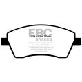 DP41485R Brake Pads YELLOWSTUFF EBC Brakes for Dacia Dokker Lodgy Logan MCV Dacia COMMERCIAL Dokker Van LADA Largus Vesta Mercedes-Benz Citan Dualiner 108D Citan Dualiner 109D Citan Dualiner 111D Citan Dualiner 112 Citan Traveliner 108D Citan Traveliner 1-2