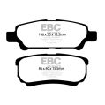 DP61563 Brake Pads GREENSTUFF EBC Brakes for Jeep Compass MK Patriot Mitsubishi Outlander Jeep Compass Patriot Mitsubishi Outlander-2