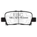 DP61662 Brake Pads GREENSTUFF EBC Brakes for ACURA MDX Honda Odyssey Pilot-2