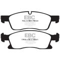 DP61871 Brake Pads GREENSTUFF EBC Brakes for Dodge USA Durango Jeep Grand Cherokee Mercedes-Benz Dodge Durango Jeep Grand Cherokee GLClass X166 GL350 GLClass X166 GL400 GLEClass W166 GLE250 D GLEClass W166 GLE250 D 4Matic GLEClass W166 GLE350 D GLEClass W-2