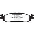 DP41873R Brake Pads YELLOWSTUFF EBC Brakes for Ford Explorer USA5th Gen Flex Ford Explorer Flex Taurus LINCOLN MKS MKT-2