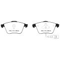 DP81946RPX Racing Brake Pads RP-X Racing EBC Brakes for Audi S3 8P PR-1ZK TT quattro 8J Volkswagen Golf Mk6 Scirocco Audi TT quattro TTS quattro Volkswagen Golf R Mk6 Scirocco R Golf Mk6 R-1