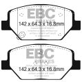 DP43065R Brake Pads YELLOWSTUFF EBC Brakes for Cadillac XT4 BUICK Envision Lacrosse Regal Sportback Regal TourX Cadillac XT4 Chevrolet Camaro 6th Gen Equinox J17 Equinox GMC Terrain J17 Terrain-5