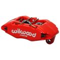 Wilwood 120-12949 Forged DPHA Universal Lug Mount Caliper 4 Pistons Red-1