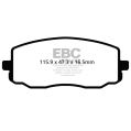 DPX2050 Brake Pads ULTIMAX2 EBC Brakes for Hyundai KIA Picanto NAZA Suria i10 i20 PB-2