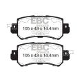 DP42135R Brake Pads YELLOWSTUFF EBC Brakes for Mazda Mazda CX-3 CX-5 CX3 CX5 1st Gen-2