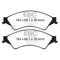 DPX2140 Brake Pads ULTIMAX2 EBC Brakes for Ford Ford COMMERCIAL Ranger Mazda COMMERCIAL Everest 1st Gen U268 Ford Australia and New Zealand Ranger BT5-2