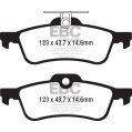 DP42181R Brake Pads YELLOWSTUFF EBC Brakes for Honda Civic 9th Gen FK Civic Tourer Civic 9th Gen FK Sport Civic 9th Gen FK2 Type-R-2