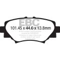 DPX2186 Brake Pads ULTIMAX2 EBC Brakes for Mazda 3 BM 3 BN-2
