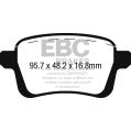 DPX2249 Brake Pads ULTIMAX2 EBC Brakes for Fiat 500L 500L Trekking Tipo Estate Mk2 Tipo Hatchback Mk2 Tipo Saloon Mk2-2