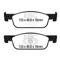 DP42312R Brake Pads YELLOWSTUFF EBC Brakes for Dacia Logan Logan MCV LADA XRAY Renault Clio Mk4 Sandero Mk2-2