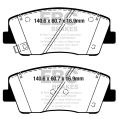 DP42358R Brake Pads YELLOWSTUFF EBC Brakes for KIA Stinger 2.0T 2.2TD Genesis G70 2.0T-2
