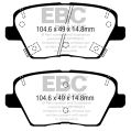DPX2363 Brake Pads ULTIMAX2 EBC Brakes for Hyundai KIA Ceed CD ProCeed CD XCeed i30 PD-2