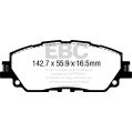 DP42378R Brake Pads YELLOWSTUFF EBC Brakes for Lexus UX250h UX300e Suzuki Across Toyota Camry Rav 4 XA50 Lexus ES300h ES350 UX200 UX250h Toyota Avalon XX50 Camry RAV 4 Corolla Cross ES250 Avalon C-HR Corolla Cross-2