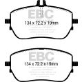 DP42388R Brake Pads YELLOWSTUFF EBC Brakes for Mercedes-Benz A-Class W177 V177 B-Class W247 CLA C118 X118 -2
