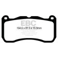 DP43013R Brake Pads YELLOWSTUFF EBC Brakes for Ford Mustang 5th Generation Shelby Ford Mustang 5th Gen Shelby GT500-2