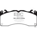 DP43040R Brake Pads YELLOWSTUFF EBC Brakes for Ford Mustang 6th Generation Ford Mustang 6th Gen Mustang 6th Generation Mach 1 Mustang 6th Gen Mach 1-2